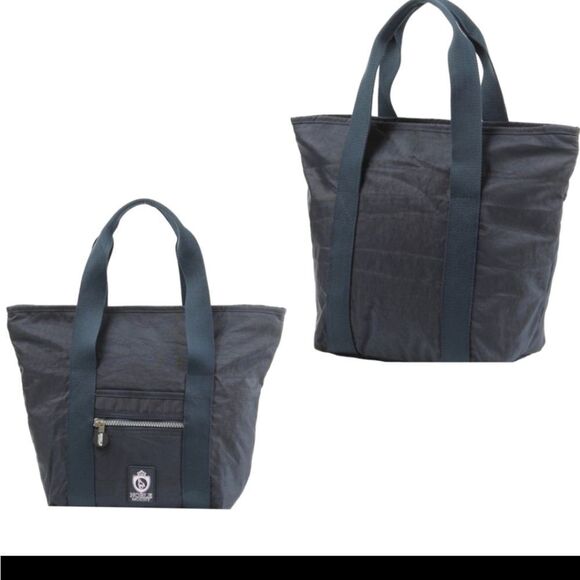 Navy Blue Large Tote Overnight Bag - Picture 3 of 3
